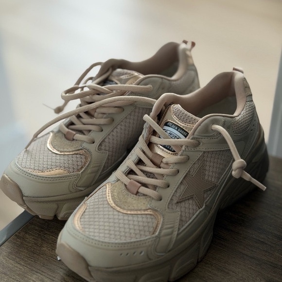 Golden Goose Shoes - Golden Goose Taupe Women's Sneakers